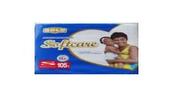SOFTCARE PAMPERS SIZE 2 BY 3